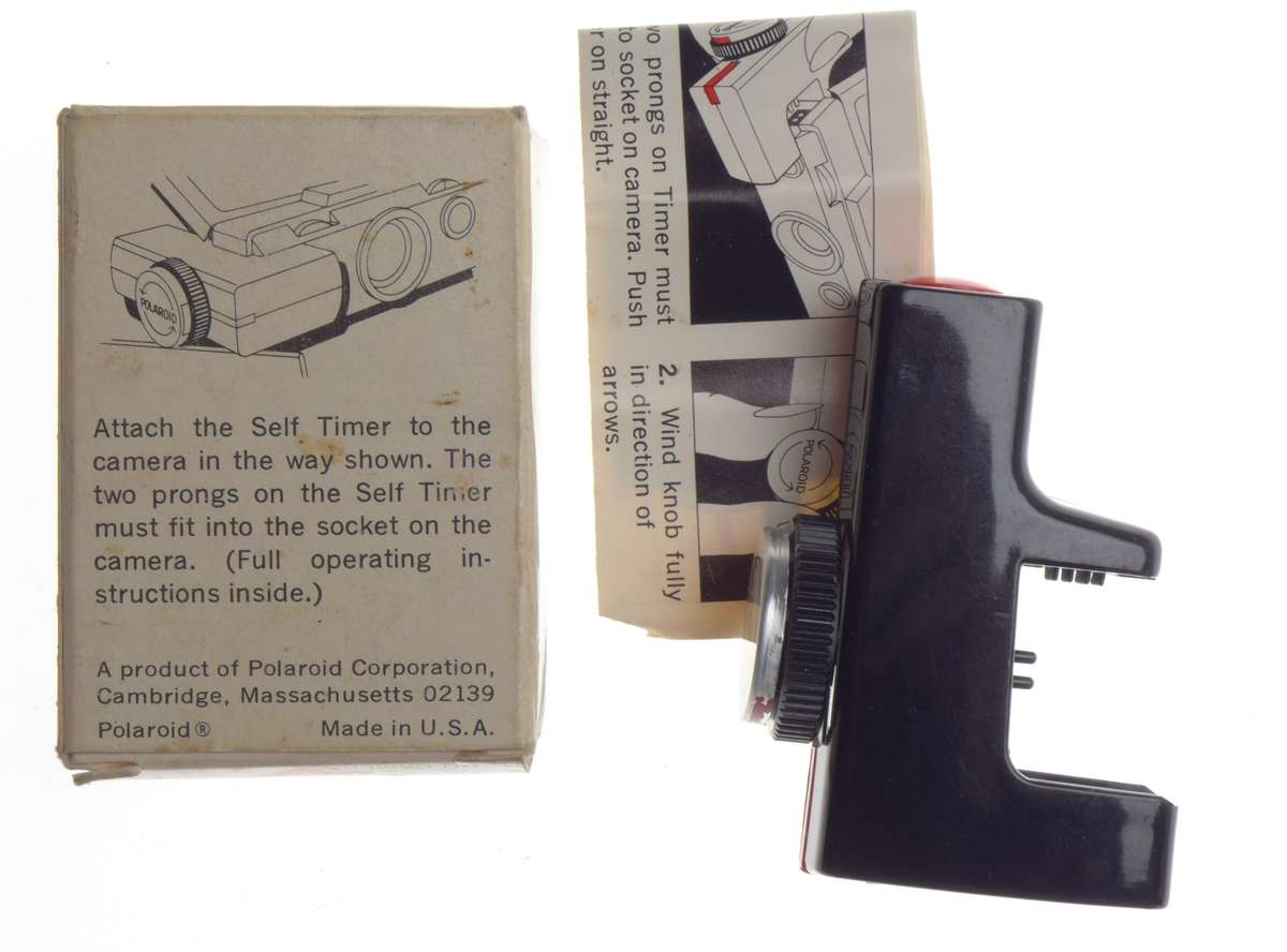 Polaroid Self Timer #132 Boxed instructions |instant camera - Polaroid
