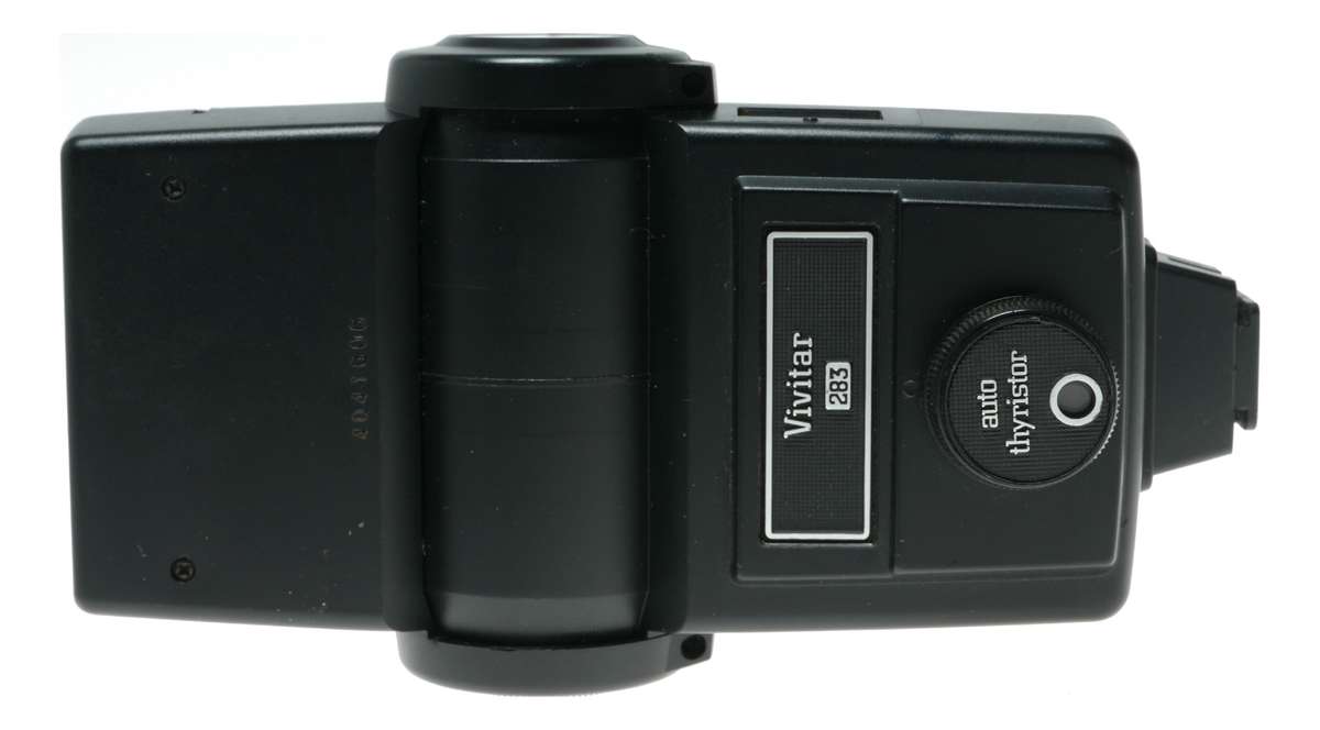Vivitar 283 Auto Thyristor Hot Shoe Film Camera Swivel Flash