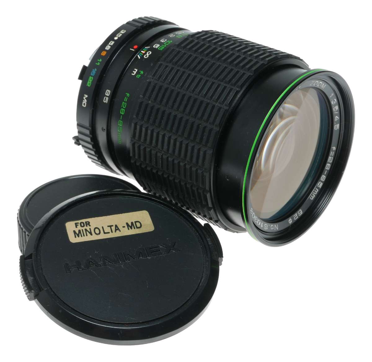 Hanimex Minolta MD Auto Zoom 1:3.5/4.5 f=28-85mm SLR Camera Lens