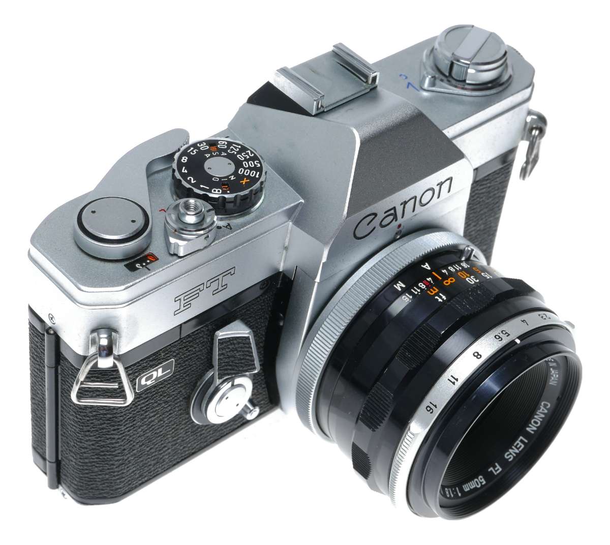 Canon FT 35mm Film SLR Camera QL 1:1.8 50mm FL Original Case