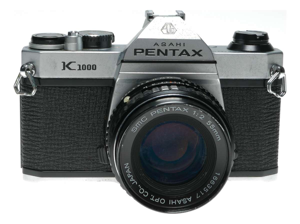 Asahi Pentax K1000 35mm Film Camera SMC 1:2 55mm Lens Sold as is