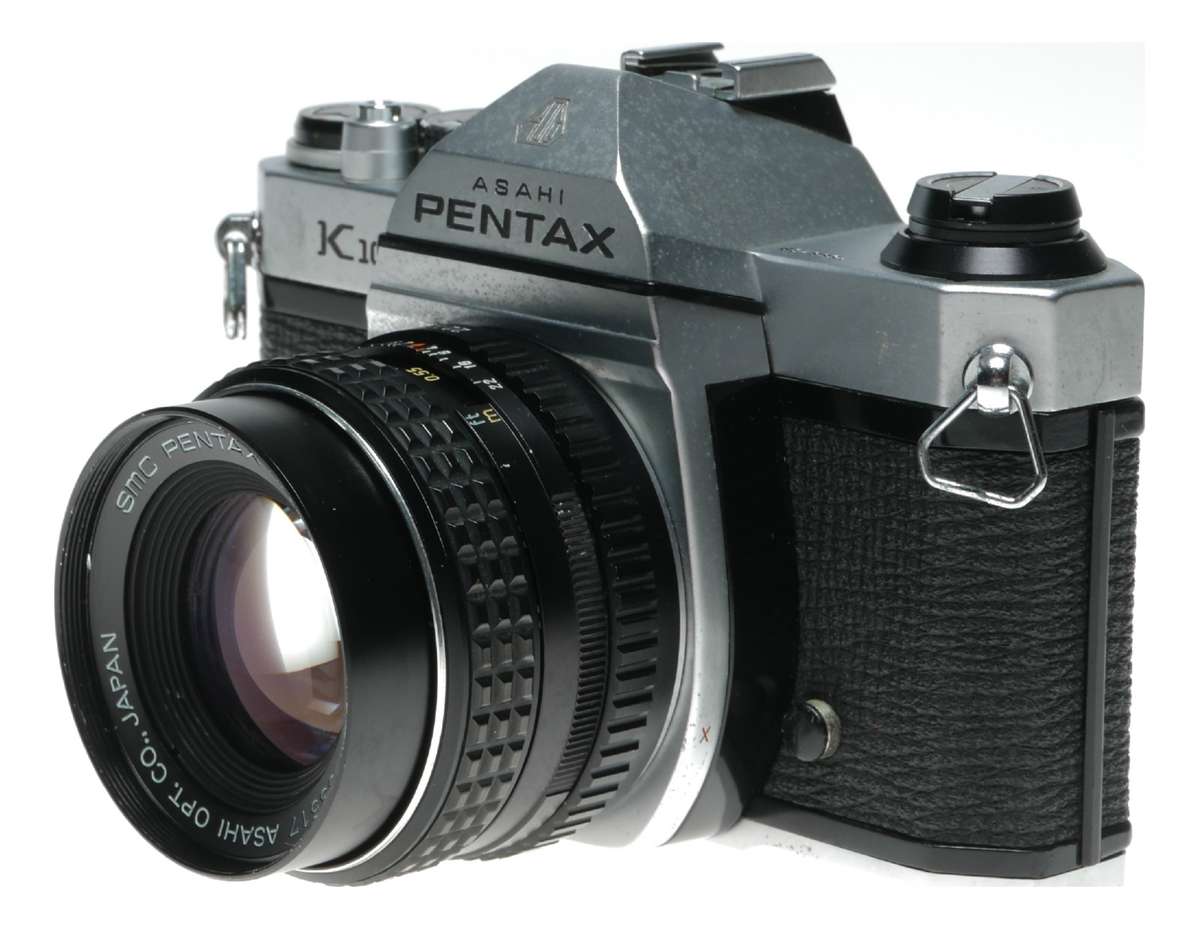 Asahi Pentax K1000 35mm Film Camera SMC 1:2 55mm Lens Sold as is