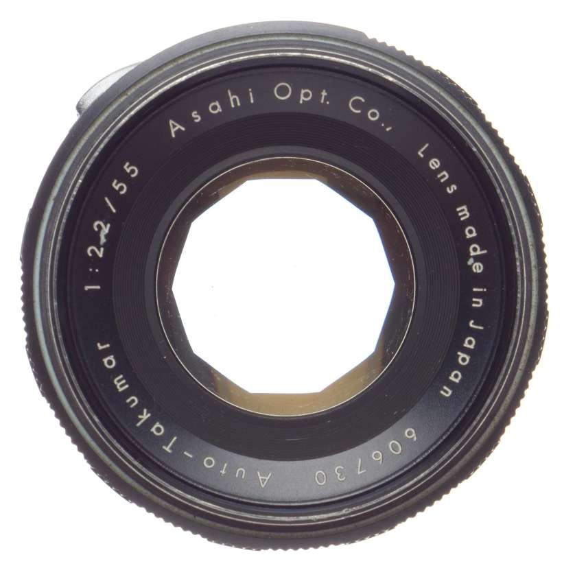 ASAHI PENTAX S1 SLR vintage 35mm chrome film camera Auto-Takumar 1:2.2/55mm lens f=55mm - Pentax