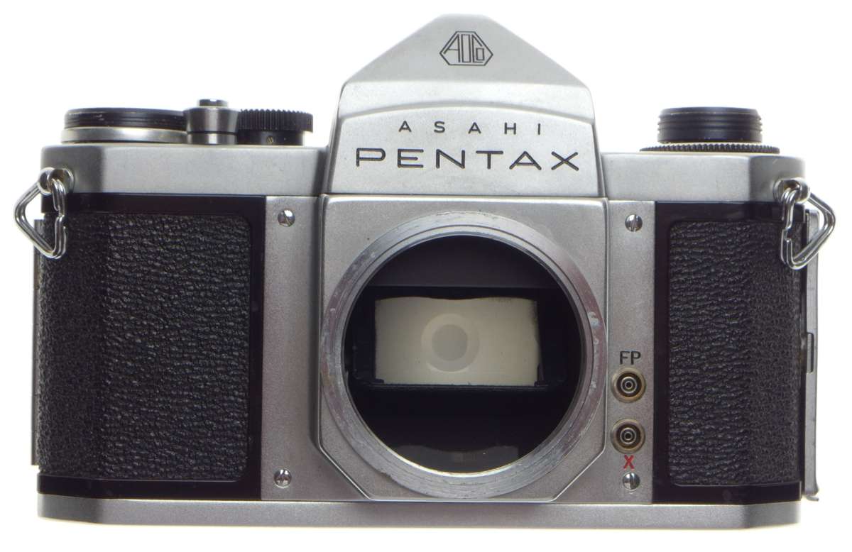 ASAHI PENTAX S1 SLR vintage 35mm chrome film camera Auto-Takumar 1:2.2/55mm lens f=55mm - Pentax