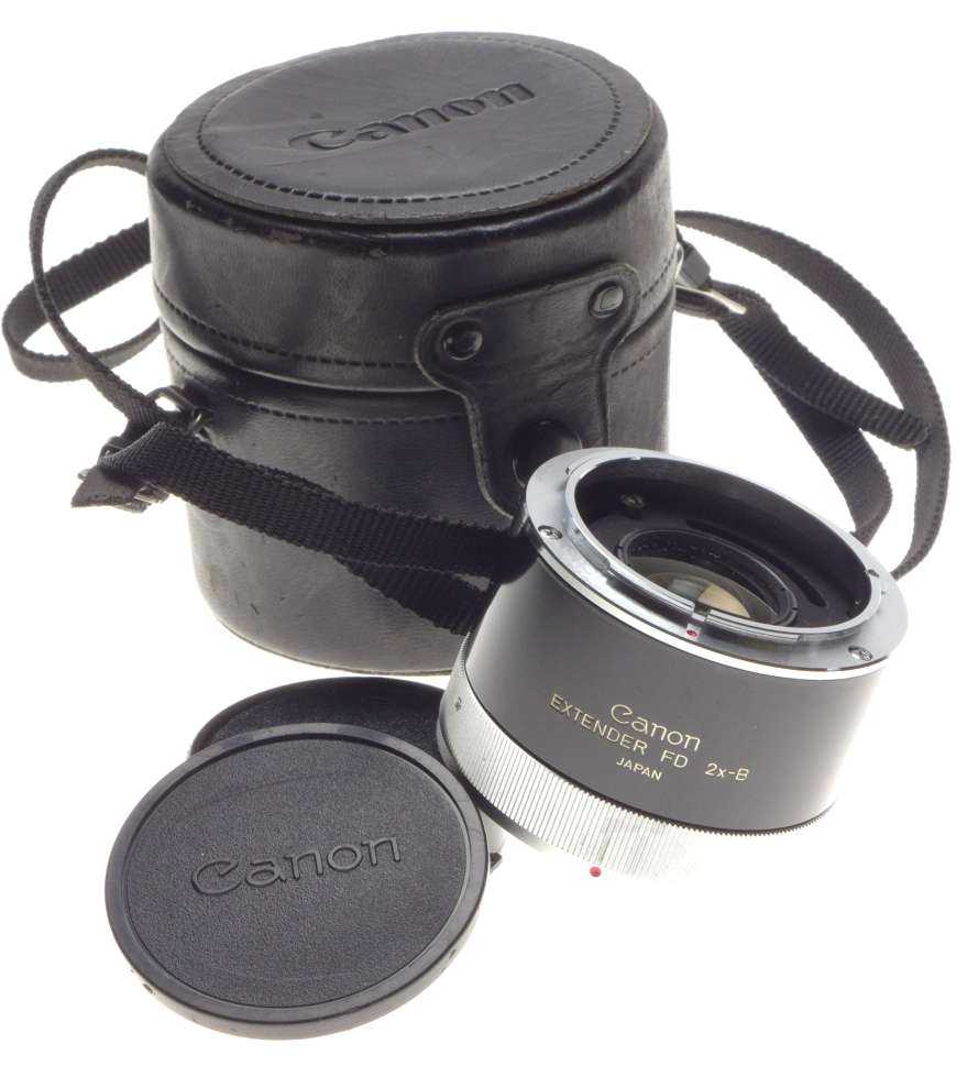 CANON Extender FD 2x lens converter doubler adapter cased clean optics caps - Canon