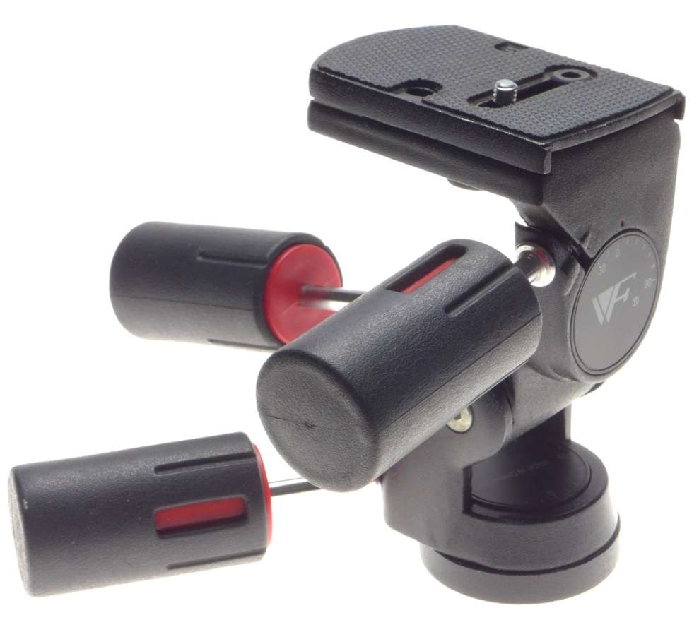 VF vintage camera tripod head friction coupling clamps fluid head locking mechanism - VF