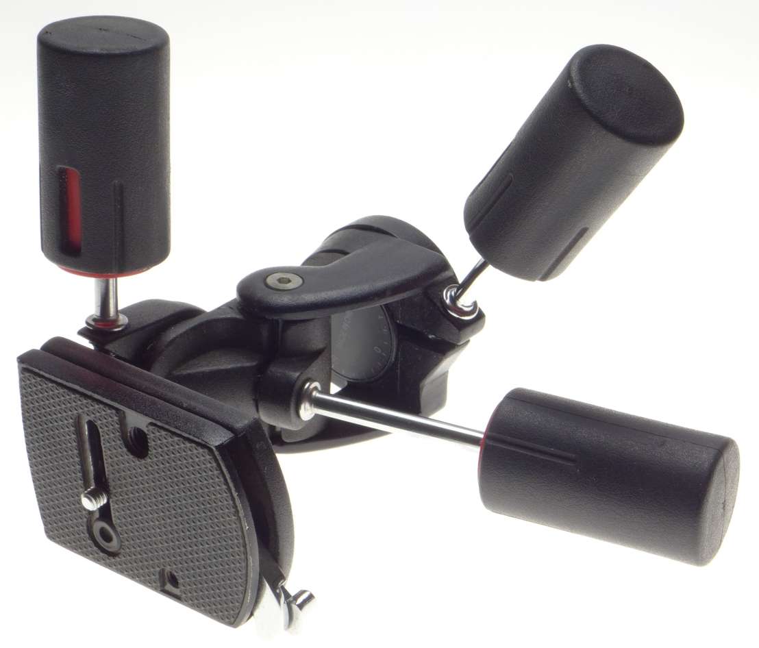 VF vintage camera tripod head friction coupling clamps fluid head locking mechanism - VF