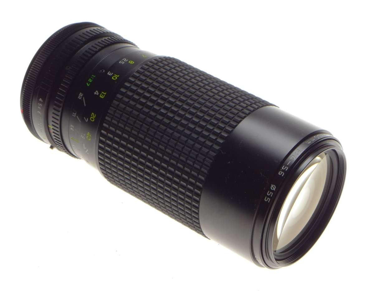 TOKINA AT-X zoom lens 50-250mm 1:4-5.6 with canon C/FD mount vintage glass - Tokina