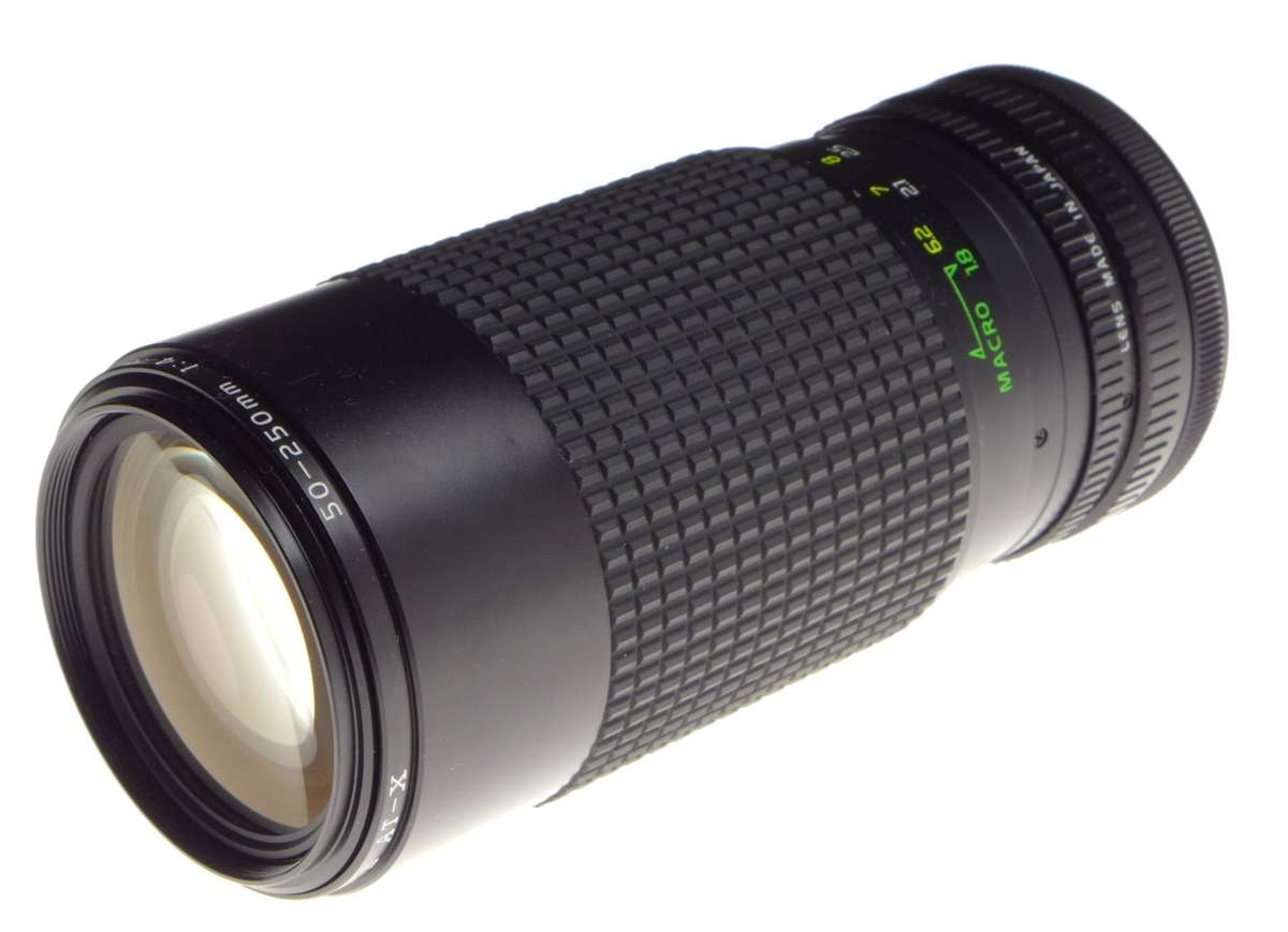 TOKINA AT-X zoom lens 50-250mm 1:4-5.6 with canon C/FD mount vintage glass - Tokina