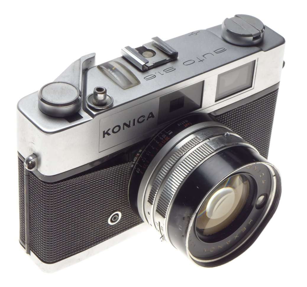 KONICA Auto S1.6 HEXANON 1.6 f=45mm lens compact camera 1.6/45 used - Konica