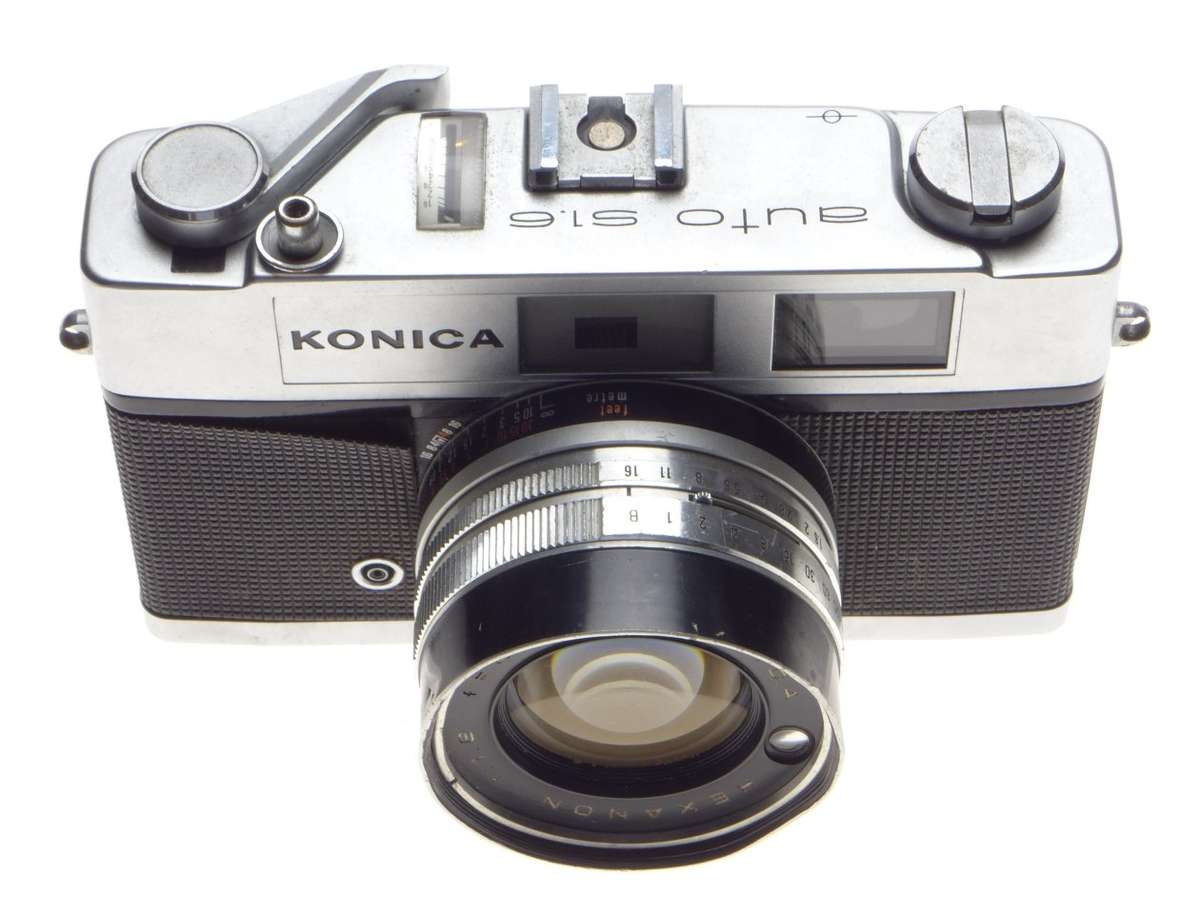 KONICA Auto S1.6 HEXANON 1.6 f=45mm lens compact camera 1.6/45 used - Konica