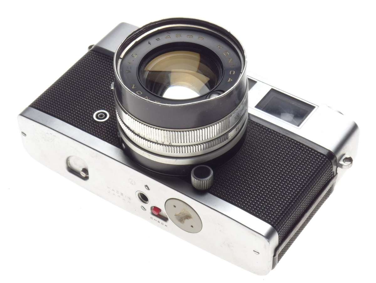 KONICA Auto S1.6 HEXANON 1.6 f=45mm lens compact camera 1.6/45 used - Konica
