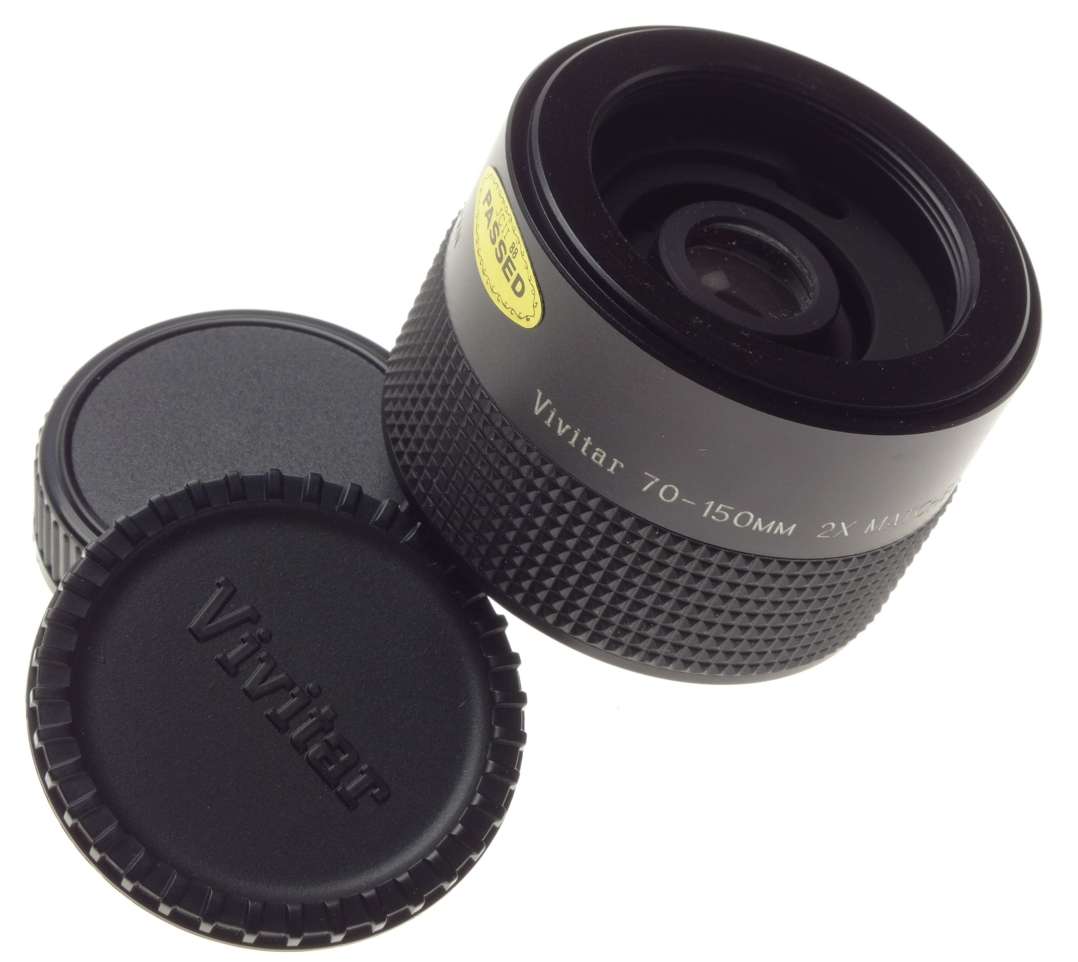 VIVITAR 70-150 2x matched Multiplier Doubler U/M-42 Mint as new caps box TM mount - Vivitar