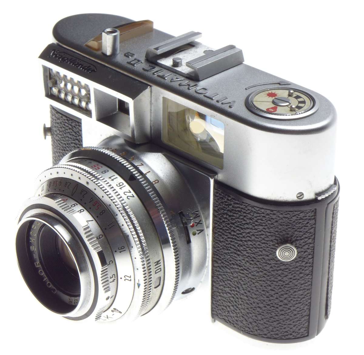 Voigtlander Vitomatic IIa 35mm film camera PRONTOR SLK Shutter Color Skopar 1:2.8 f=50mm - Voigtland