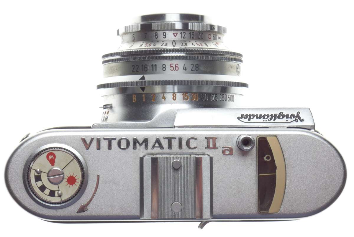 Voigtlander Vitomatic IIa 35mm film camera PRONTOR SLK Shutter Color Skopar 1:2.8 f=50mm - Voigtland