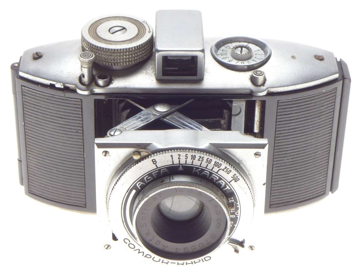 Agfa Karat classic vintage film camera AGFA Solinar 3.5 f=5cm lens COMPUR shutter - Agfa