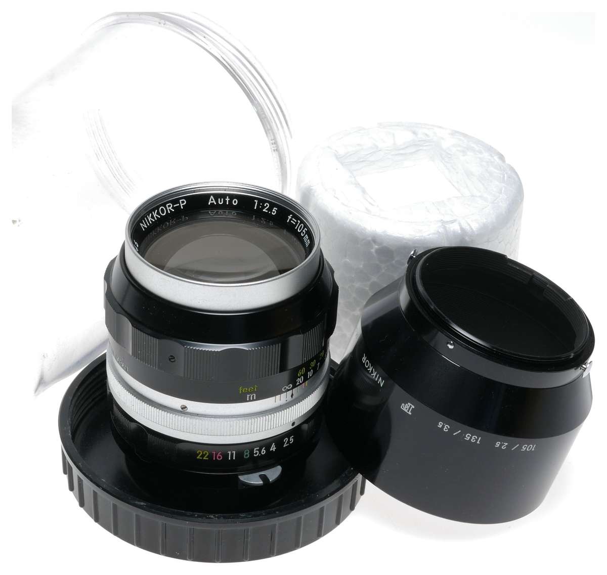 Nikkor-P 1:2.5 f=105mm SLR Nikon vintage lens MINT - Nikon