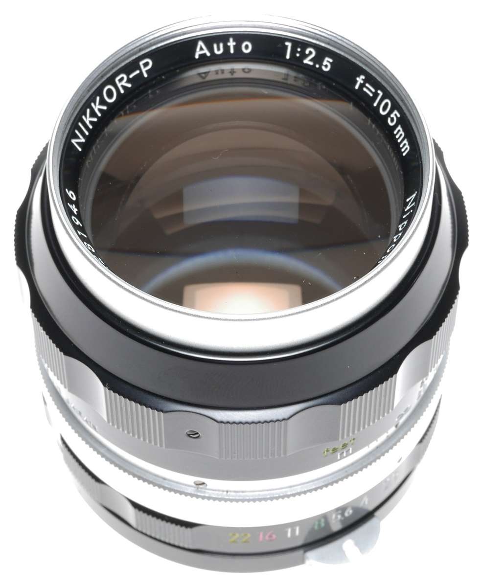 Nikkor-P 1:2.5 f=105mm SLR Nikon vintage lens MINT - Nikon