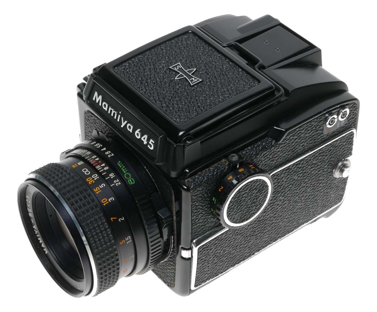 Mamiya 645 1:2.8 f=80mm SEKOR-C vintage film camera - Mamiya