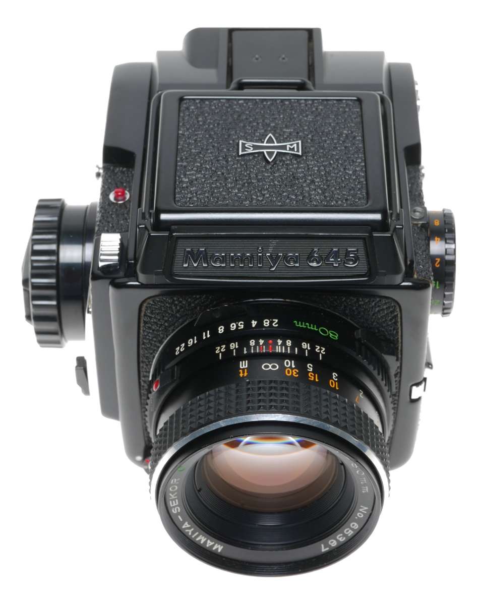 Mamiya 645 1:2.8 f=80mm SEKOR-C vintage film camera - Mamiya