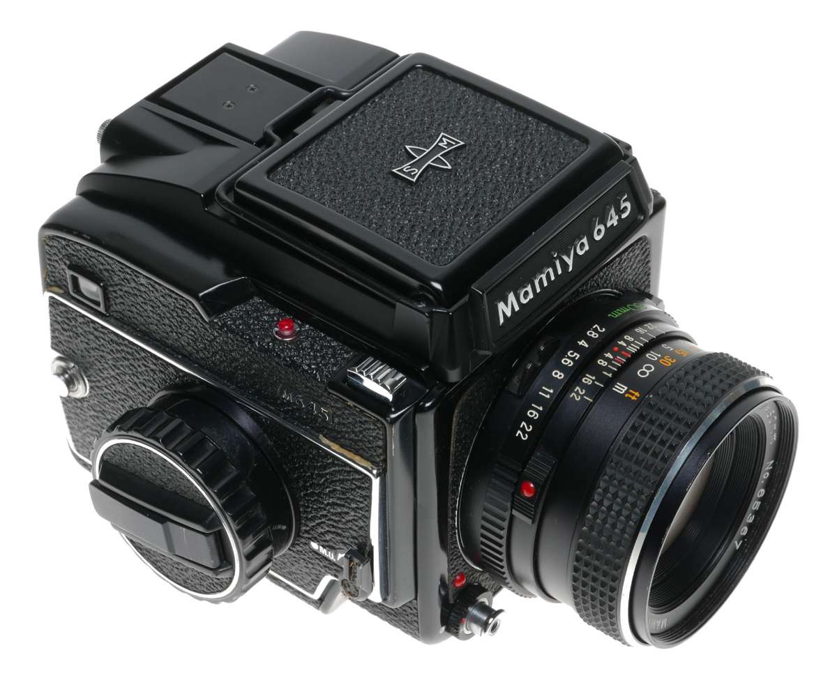 Mamiya 645 1:2.8 f=80mm SEKOR-C vintage film camera - Mamiya