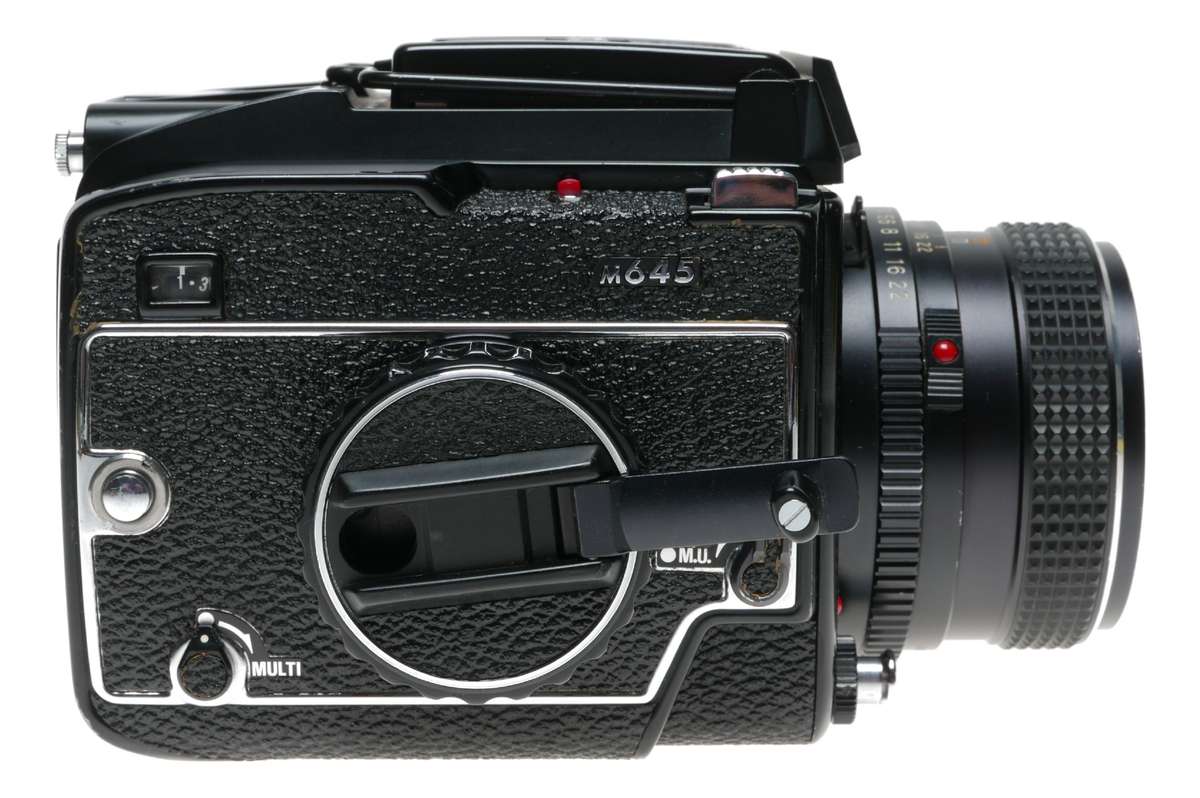 Mamiya 645 1:2.8 f=80mm SEKOR-C vintage film camera - Mamiya