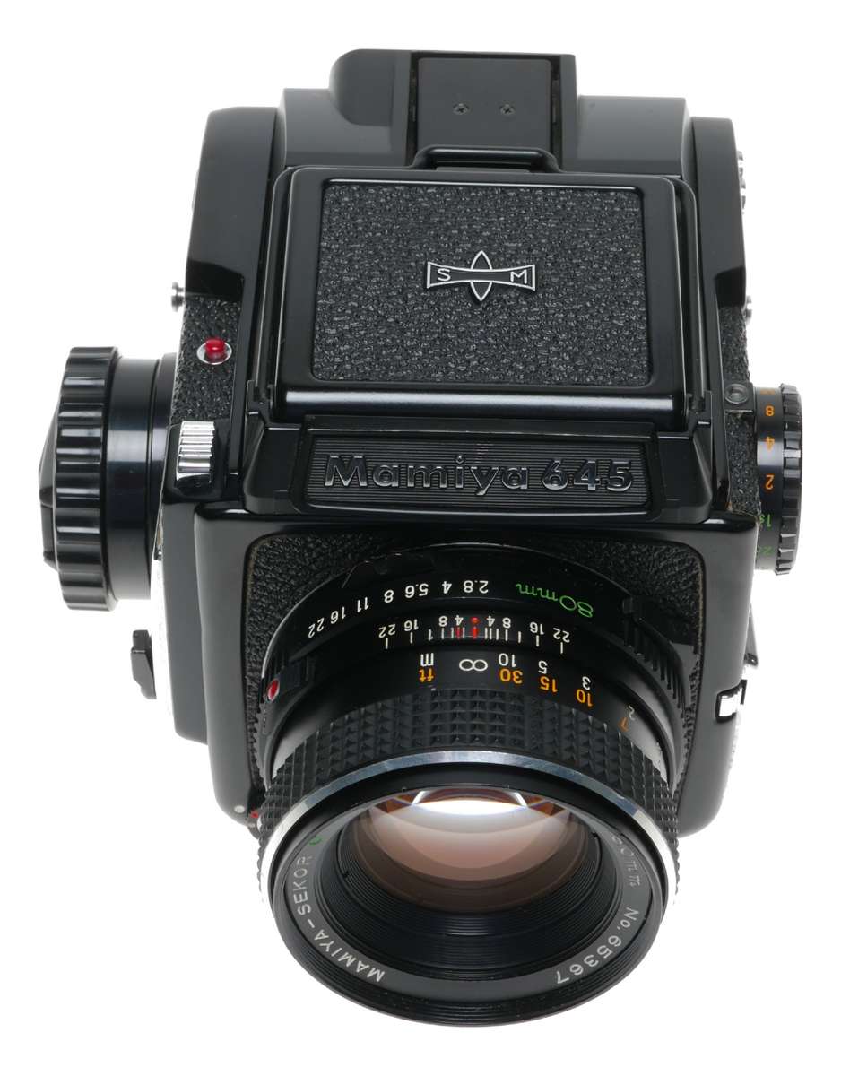 Mamiya 645 1:2.8 f=80mm SEKOR-C vintage film camera - Mamiya
