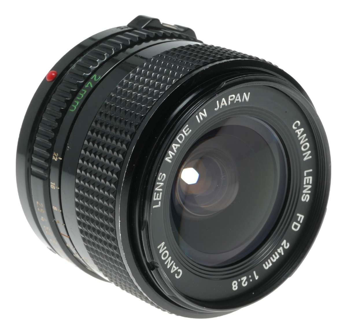 Canon FD 24mm FD 1:2.8 Wide Angle SLR Camera Lens
