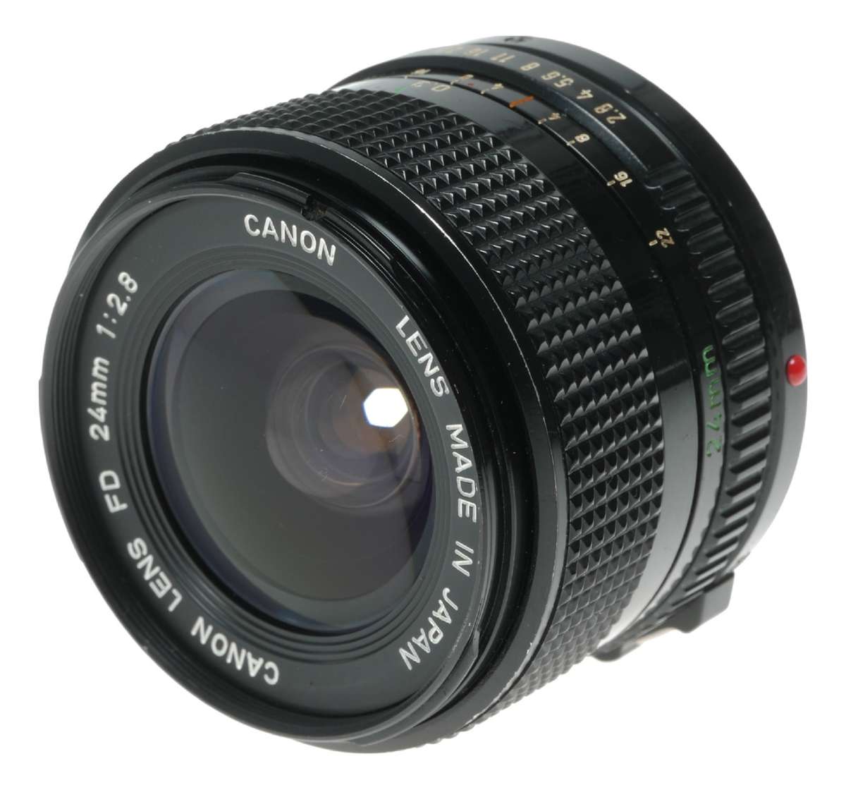 Canon FD 24mm FD 1:2.8 Wide Angle SLR Camera Lens