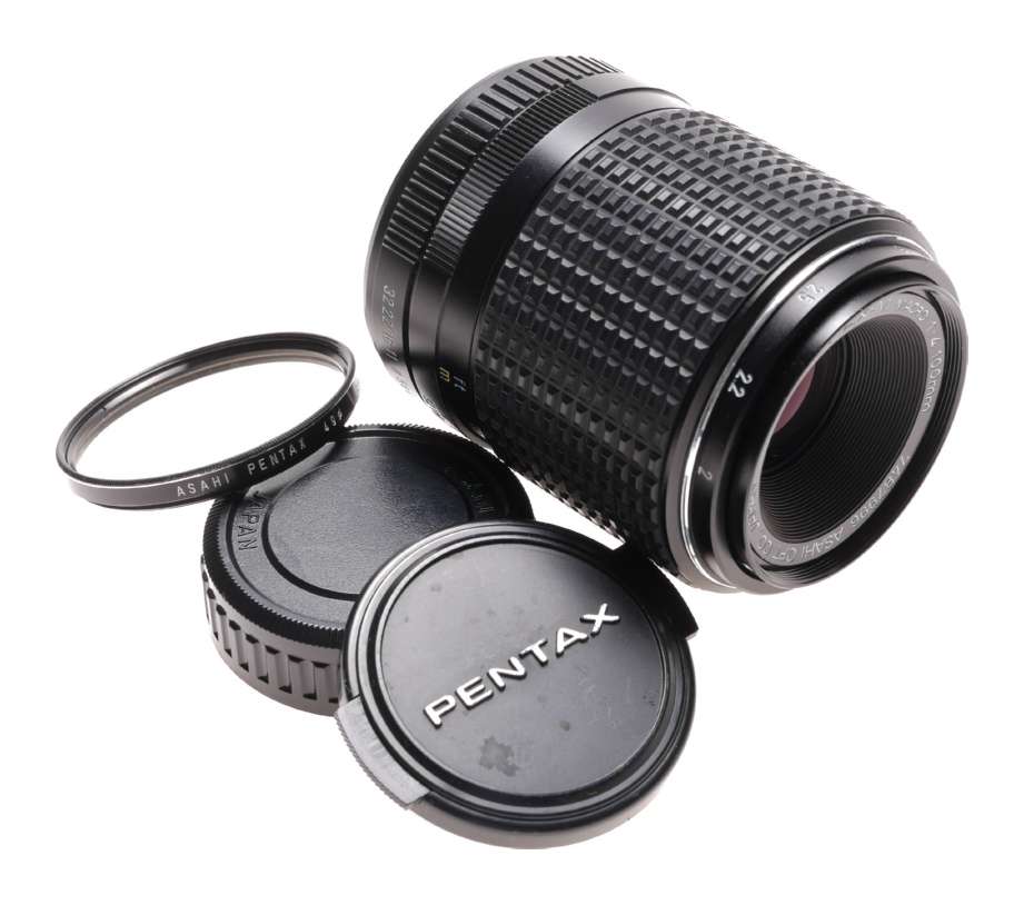 Pentax-M Macro 1:4 100mm SMC SLR camera lens 4/100 caps sharp - Pentax