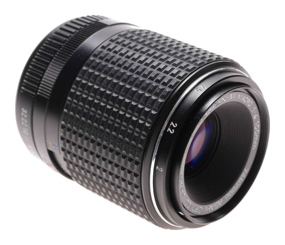 Pentax-M Macro 1:4 100mm SMC SLR camera lens 4/100 caps sharp - Pentax