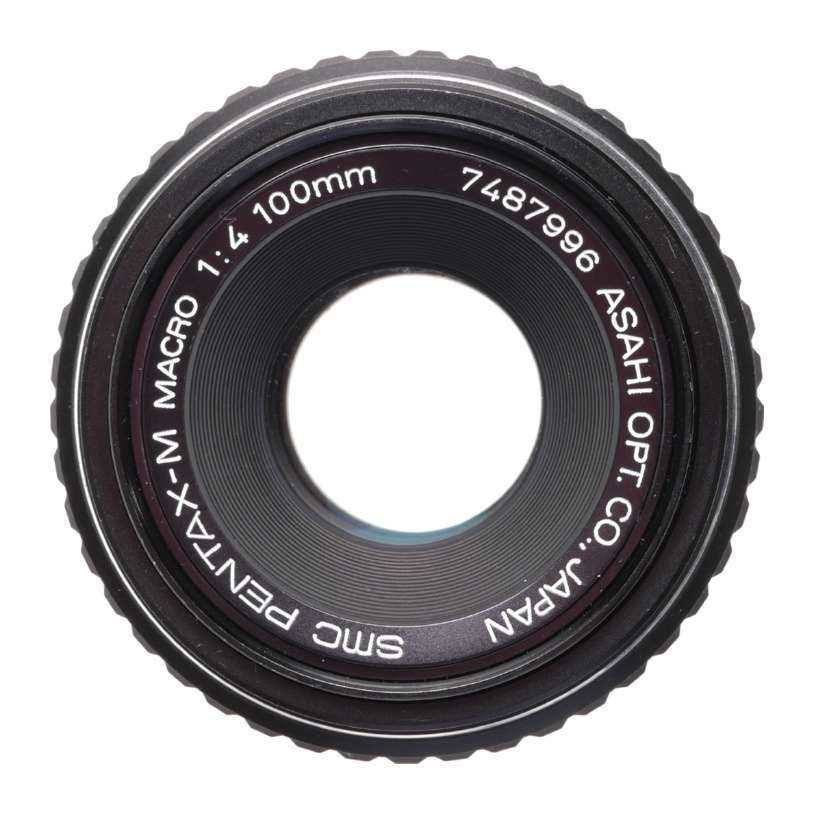 Pentax-M Macro 1:4 100mm SMC SLR camera lens 4/100 caps sharp - Pentax