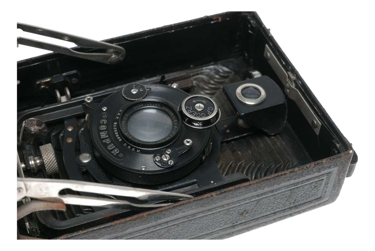 Syntor Berlin 6.3/13.5 lens compur shutter vintage box camera - Universal