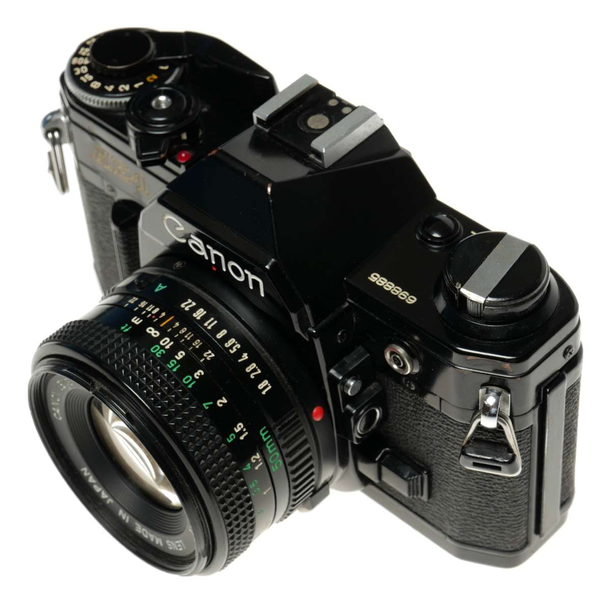 Canon AE-1 SLR vintage camera set FD 1:1.8 f=50mm S.C lens set - Canon