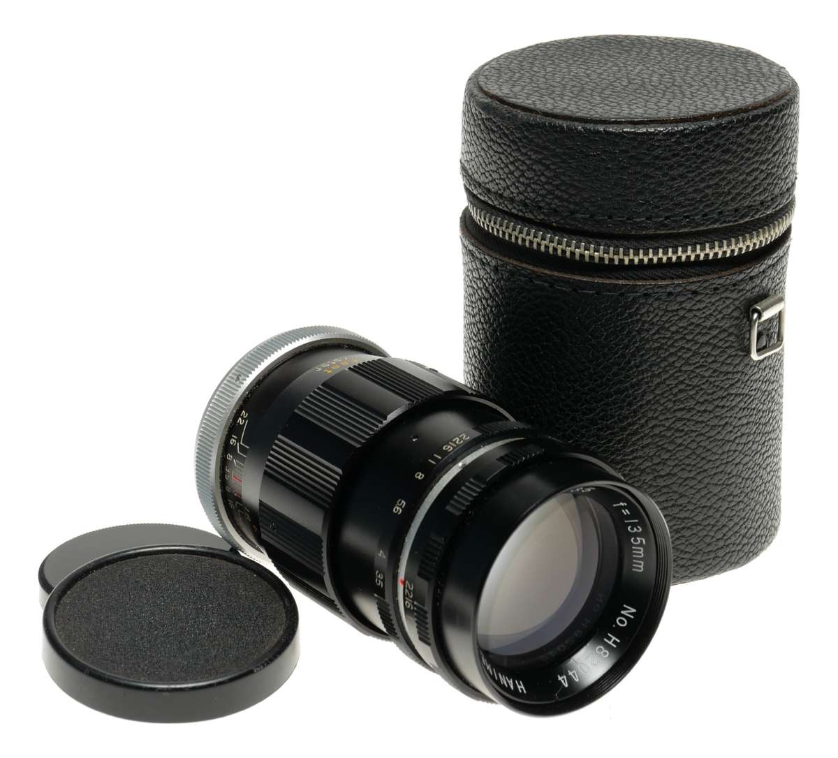 Hanimex Tele-lens 3.5/135mm 42mm screw mount f/3.5 black