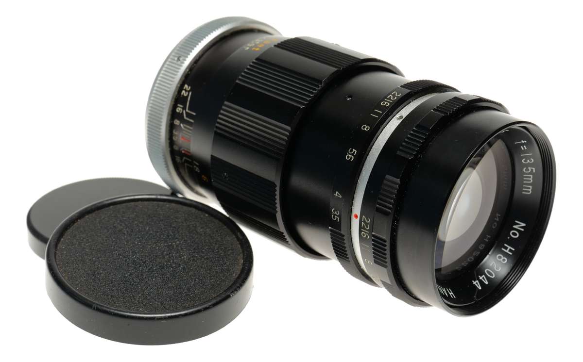 Hanimex Tele-lens 3.5/135mm 42mm screw mount f/3.5 black