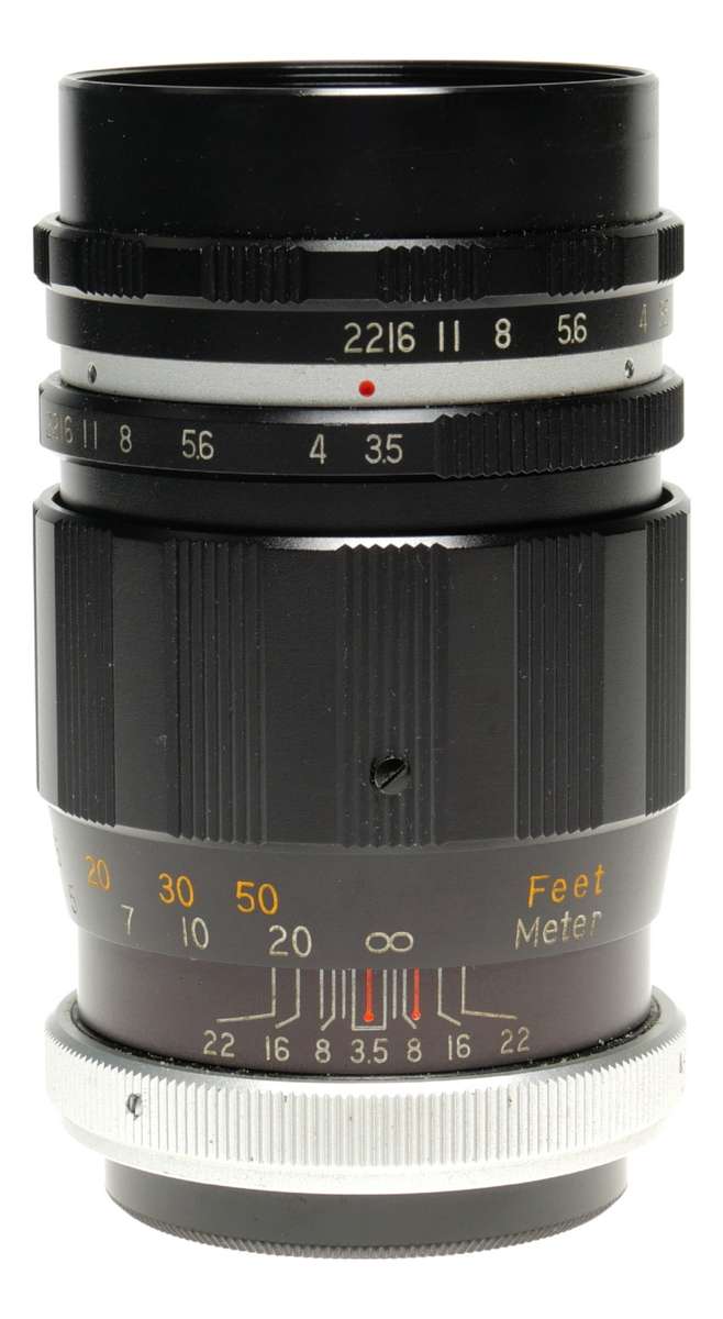 Hanimex Tele-lens 3.5/135mm 42mm screw mount f/3.5 black