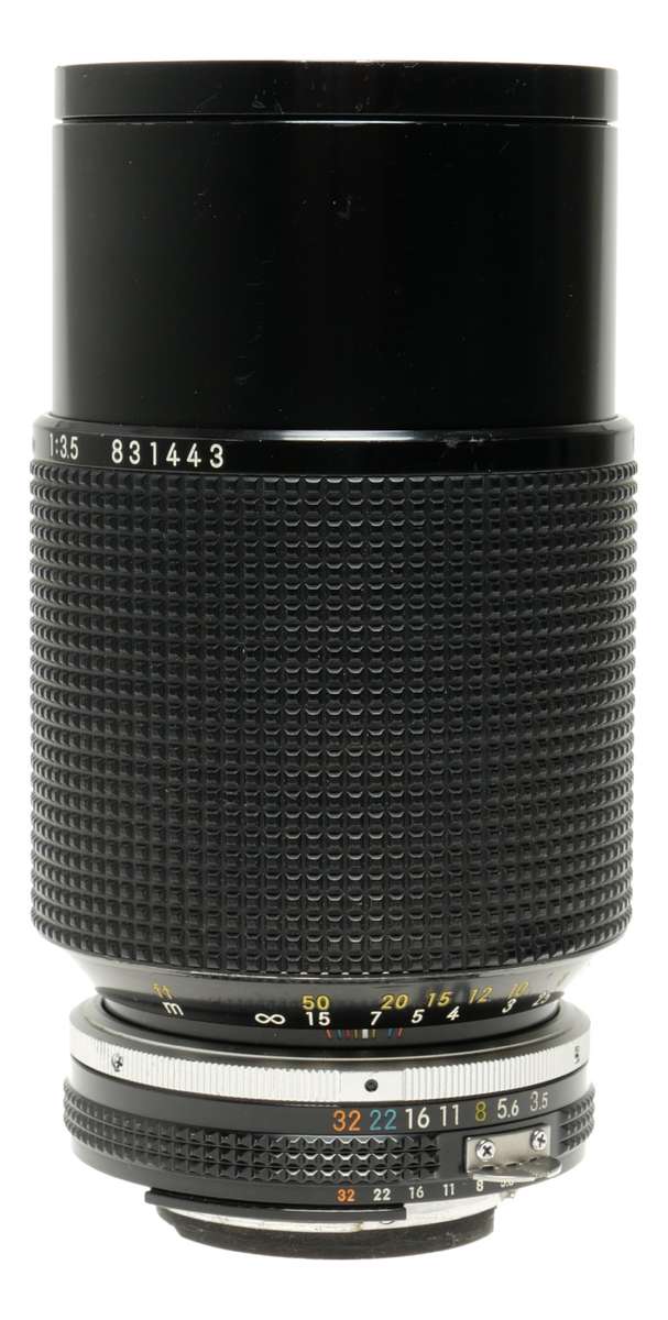 Zoom Nikkor 50-135mm 1:3.5 SLR 35mm vintage camera lens - Nikon