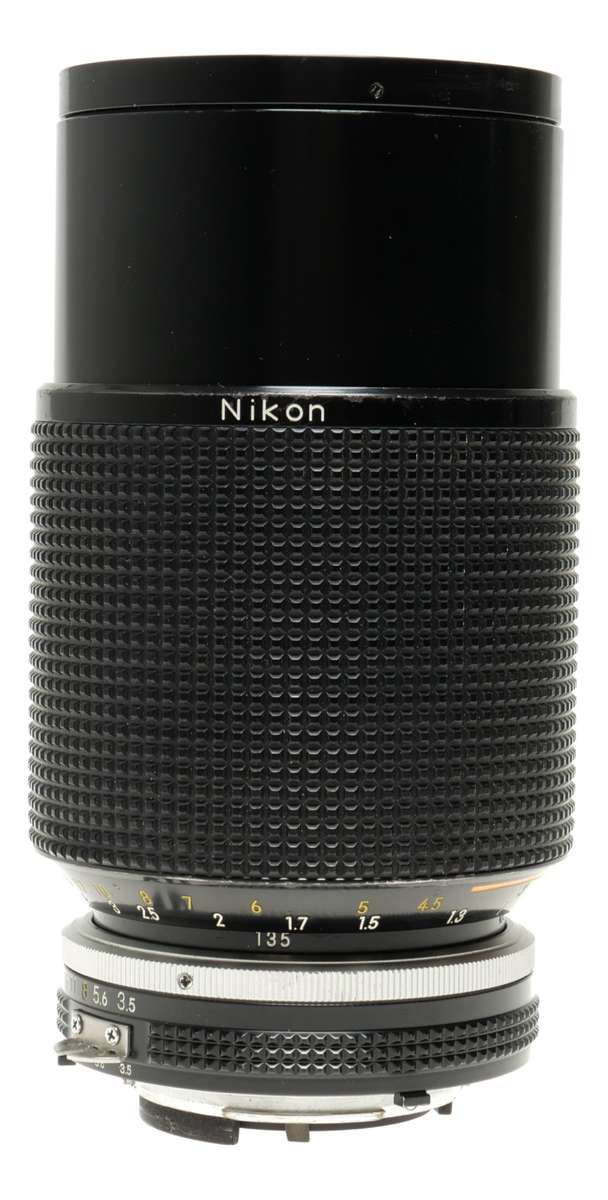 Zoom Nikkor 50-135mm 1:3.5 SLR 35mm vintage camera lens - Nikon