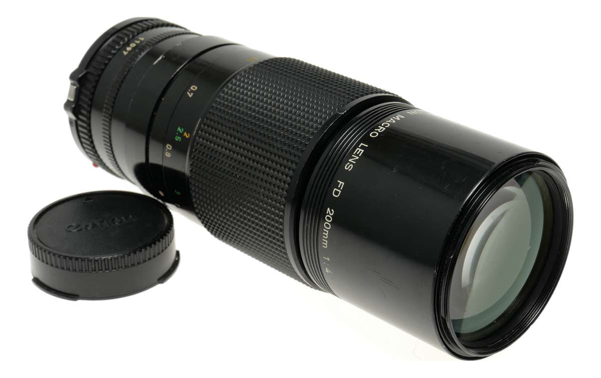 Canon FD mount 4/200mm lens 200mm f/4 vintage glass - Canon