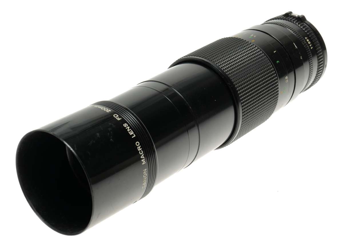 Canon FD mount 4/200mm lens 200mm f/4 vintage glass - Canon