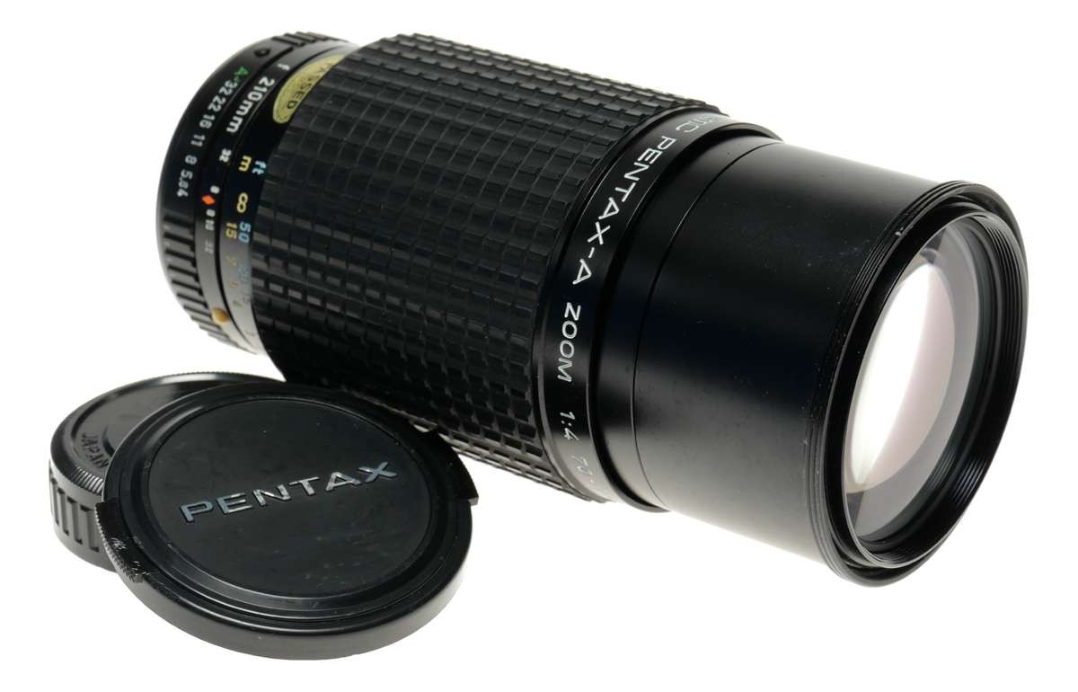 SMC Pentax-A Zoom 1:4 f=70-210mm with Macro for SLR vintage camera - Pentax