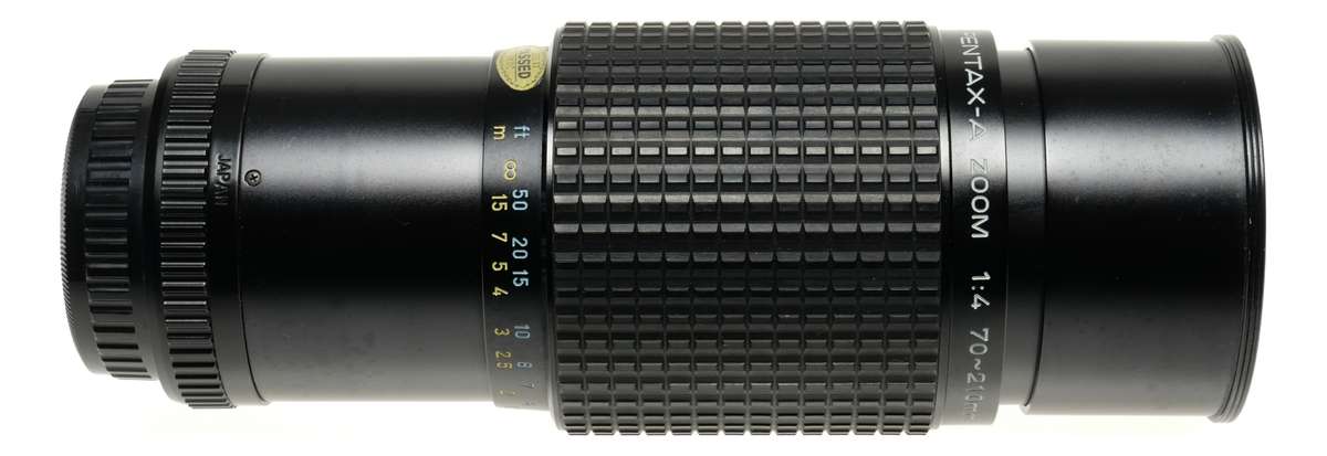 SMC Pentax-A Zoom 1:4 f=70-210mm with Macro for SLR vintage camera - Pentax