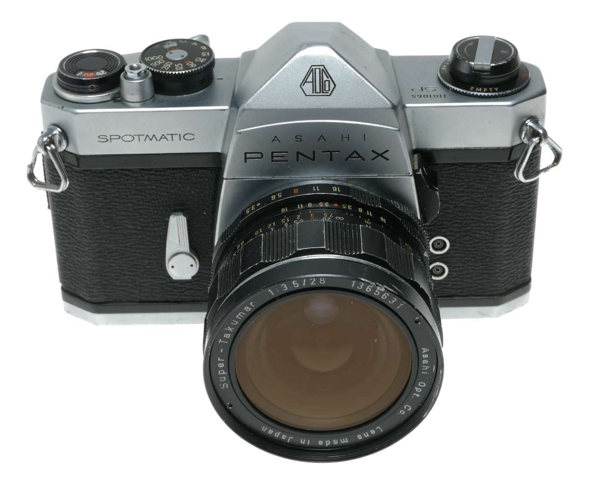 Pentax SP Spotmatic 35mm film SLR camera Super-Takumar 1:3.5/28