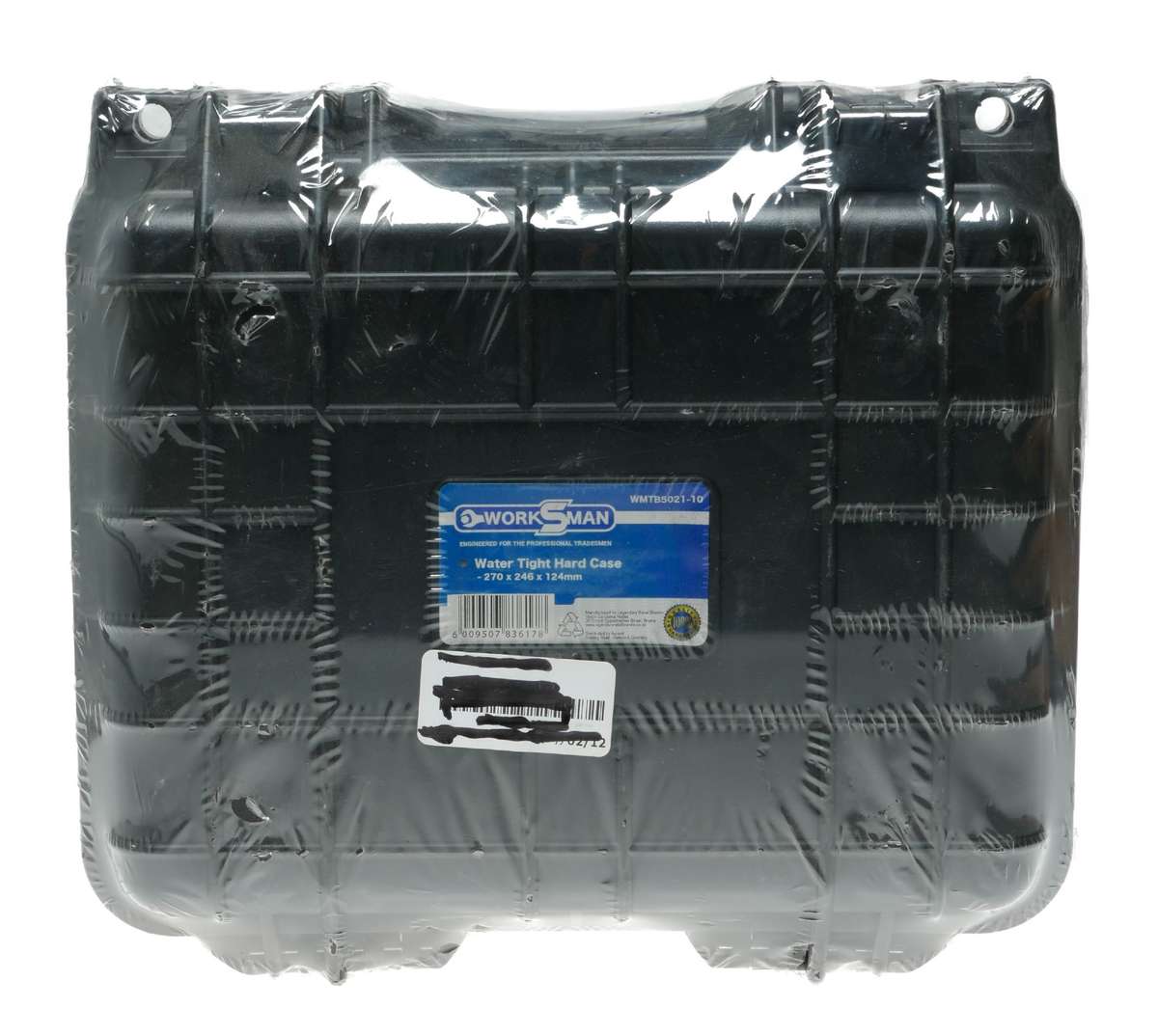 Worksman New Sealed 270x246x124 Water Tight Camera Hard Case