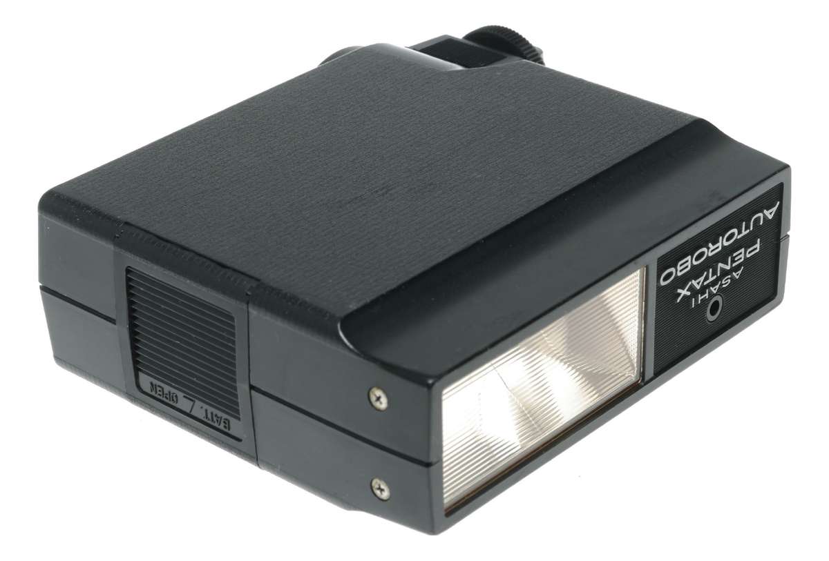 Asahi Pentax Autorobo Automatic Electronic Camera Flash Unit in Box Manual