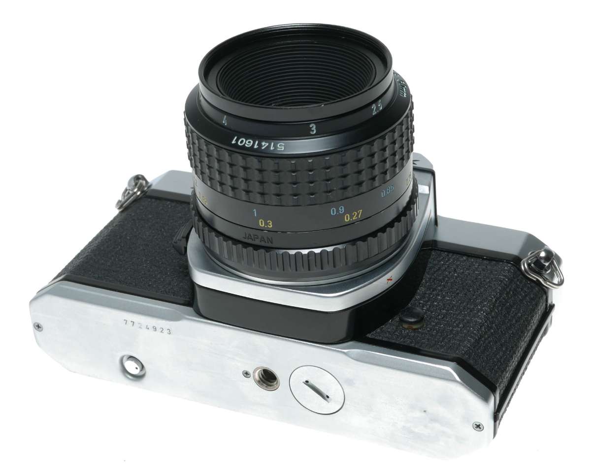 Pentax K1000 35mm Film SLR Camera SMC Macro 1:2.8 50 Lens Filters Manual