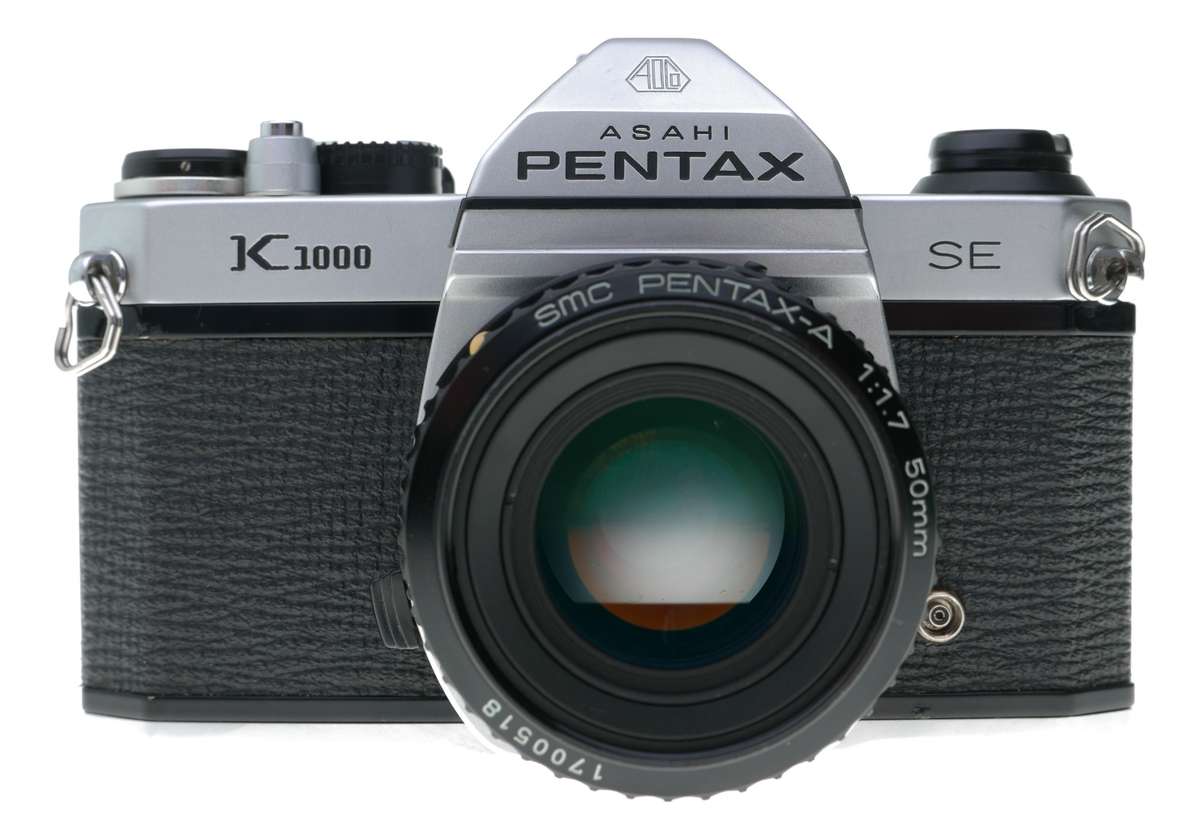 Pentax K1000 SE 35mm Film SLR Camera 1.7/50 SMC Lens Pouch Manual
