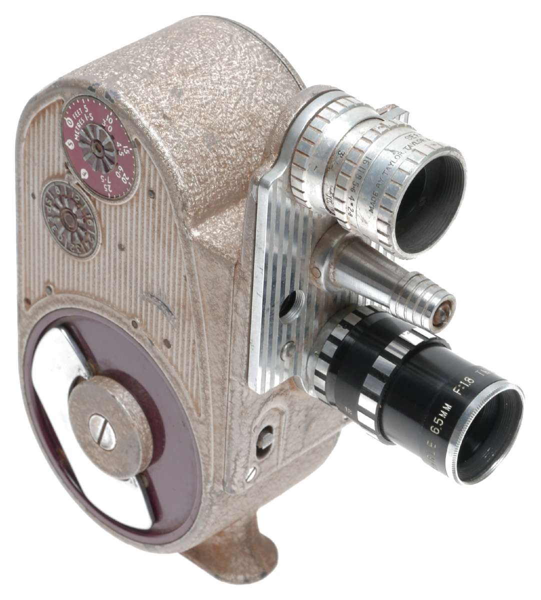 Bell Howell Model GB 605 Double 8 Camera Cinekon 6.5mm f:1.8