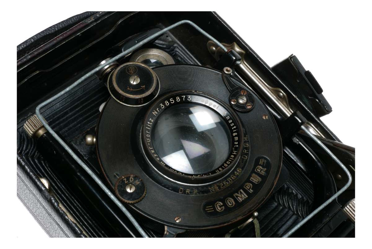 Zeiss Ikon Ideal 250/7 Folding 9x12 Plate Film Camera Rare